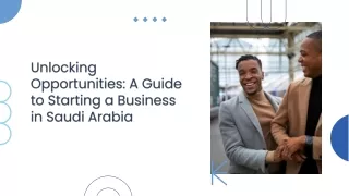 Start a Business in Saudi Arabia