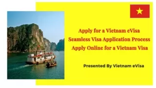 Apply for a Vietnam eVisa| Seamless Visa Application Process| Apply Online |