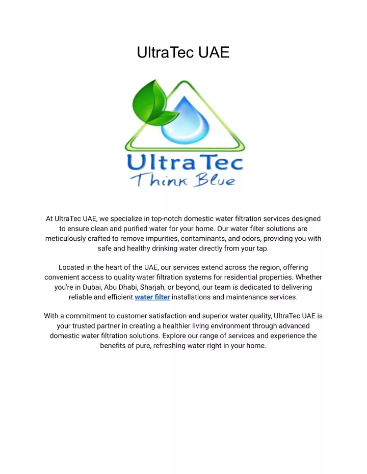 ultratec uae