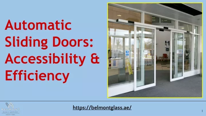 automatic sliding doors accessibility efficiency