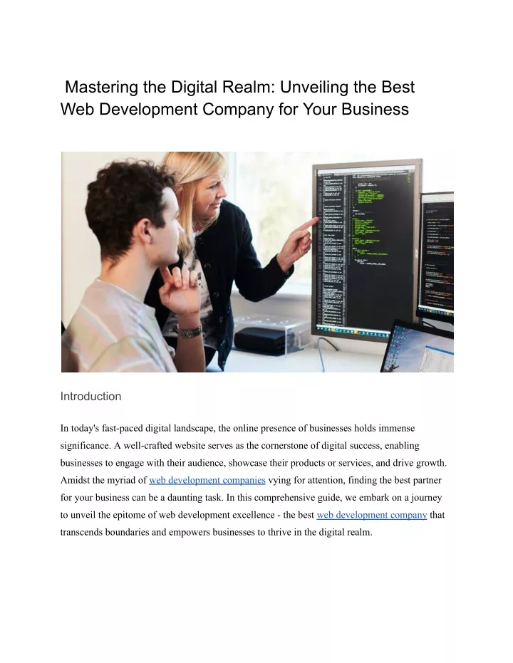 mastering the digital realm unveiling the best