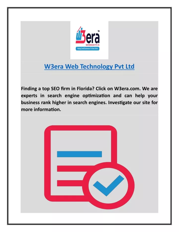 w3era web technology pvt ltd