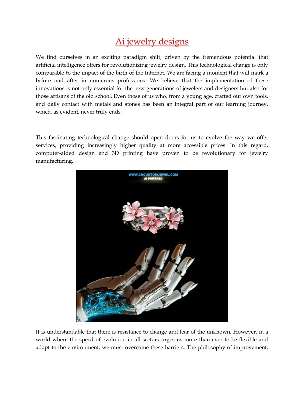 PPT - Ai jewelry designs PowerPoint Presentation, free download - ID ...