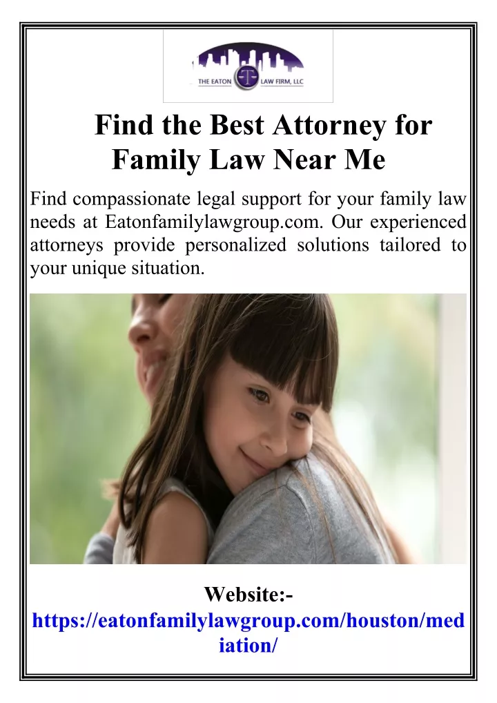 find the best attorney for family law near me