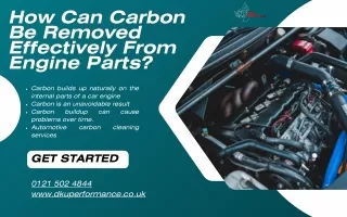 How Can Carbon Be Removed Effectively From Engine Parts (1)
