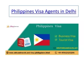 philippines visa agents in delhi