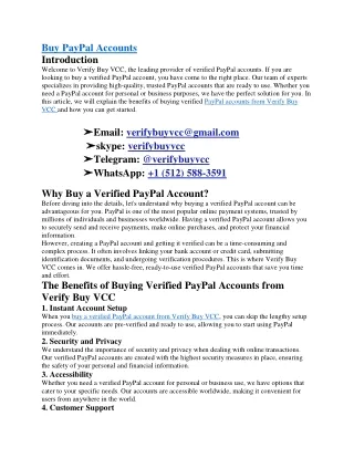 buy paypal accounts introduction welcome
