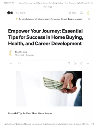 Empower Your Journey_ Essential Tips for Success in Home Buying, Health, and Career Development
