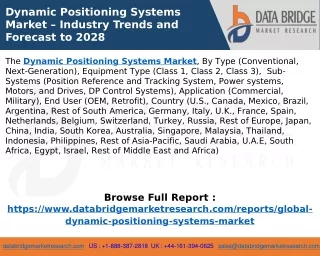 dynamic positioning systems market industry