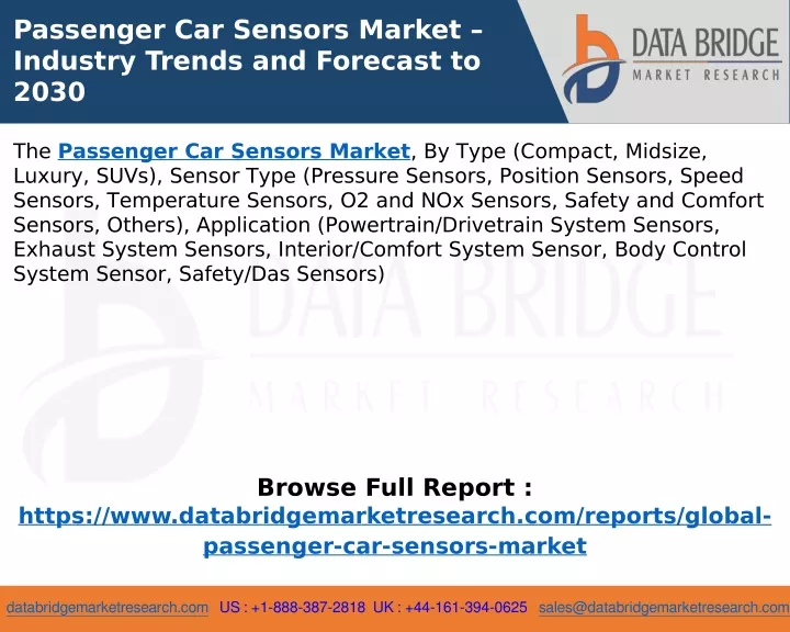 passenger car sensors market industry trends