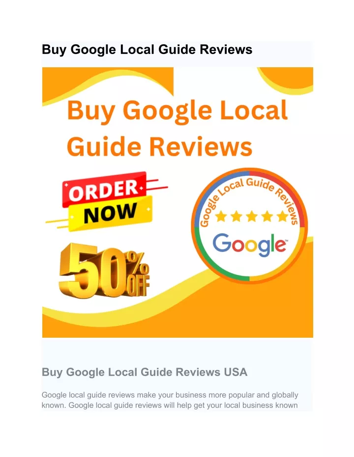 buy google local guide reviews