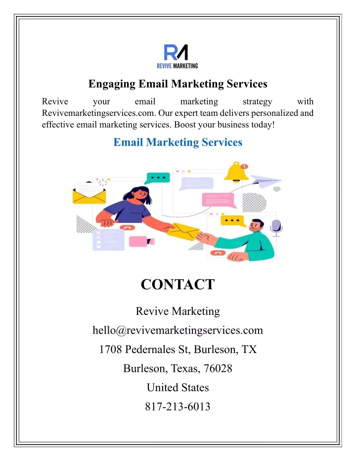 engaging email marketing services