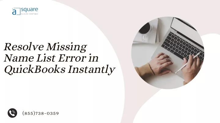 resolve missing name list error in quickbooks
