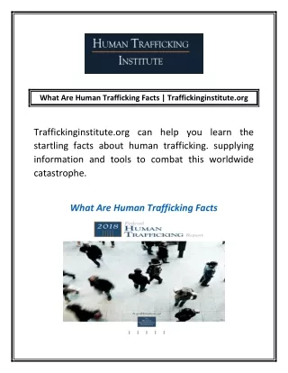 what are human trafficking facts