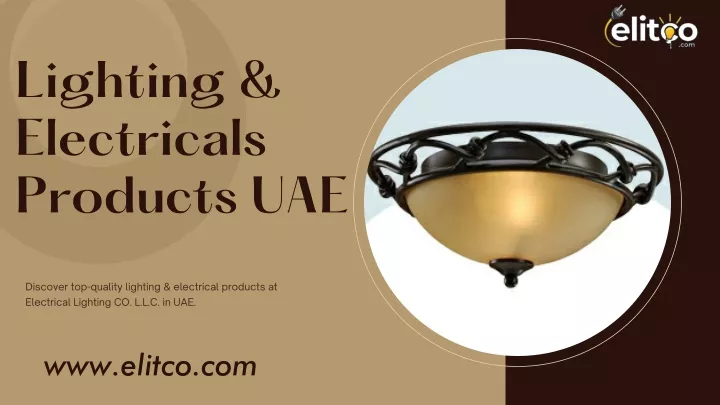 lighting electricals products uae