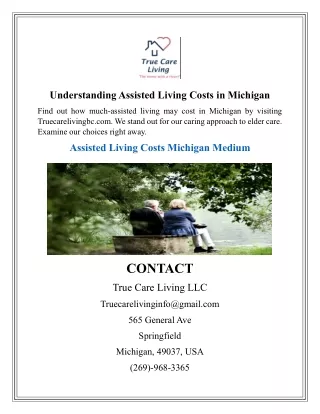 Understanding Assisted Living Costs in Michigan