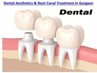 Basic About Pediatric Dentist And Dental Aesthetics & Root Canal Treatment