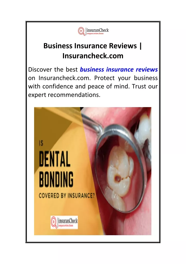 business insurance reviews insurancheck com