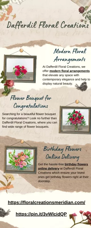 Modern Floral Arrangements