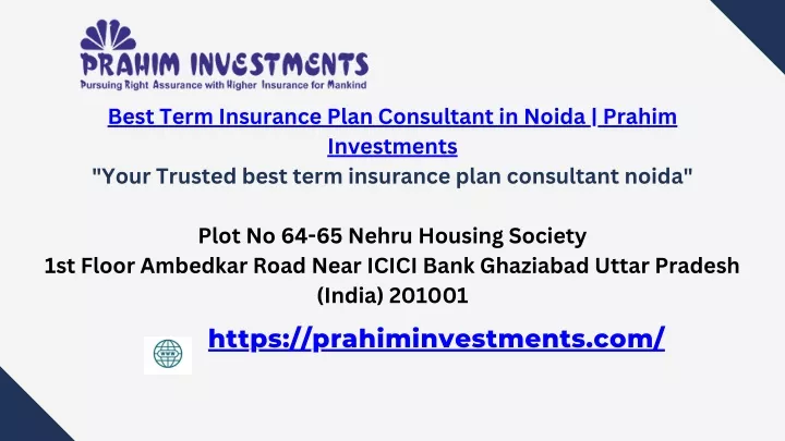 best term insurance plan consultant in noida