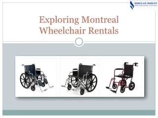 Exploring Montreal Wheelchair Rentals