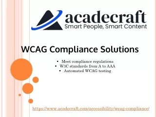 WCAG Compliance A Quick Guide