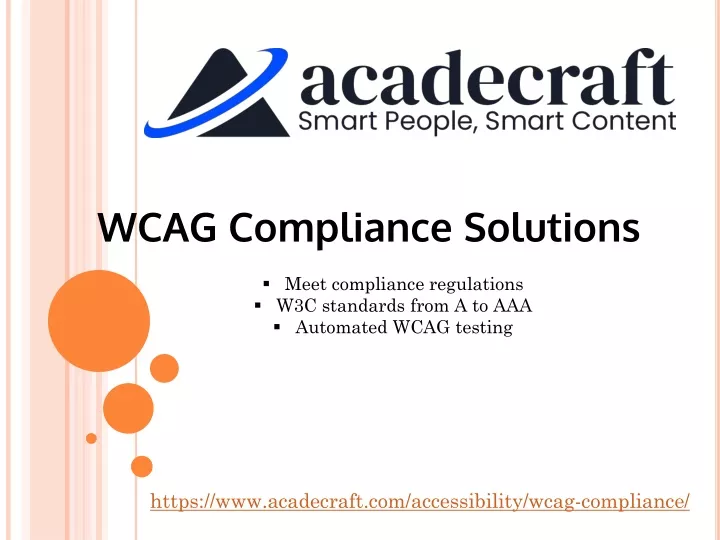 wcag compliance solutions meet compliance