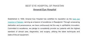 Amanat Eye Hospital#
