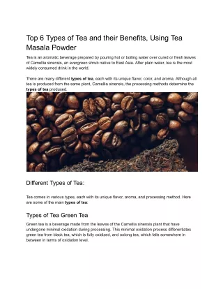 Doc 16 Types of Tea _ V-pure