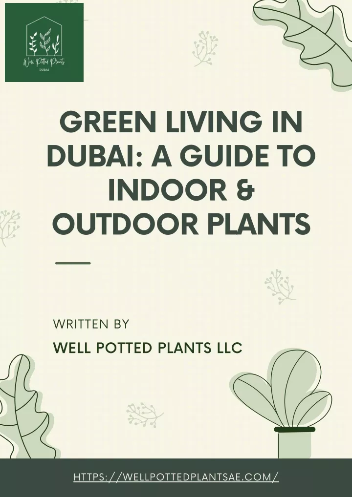 green living in dubai a guide to indoor outdoor