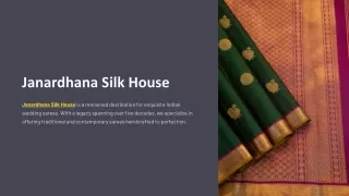 janardhana silk house