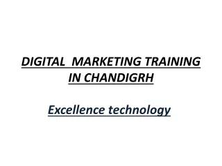 DIGITAL  MARKETING TRAINING IN CHANDIGRH