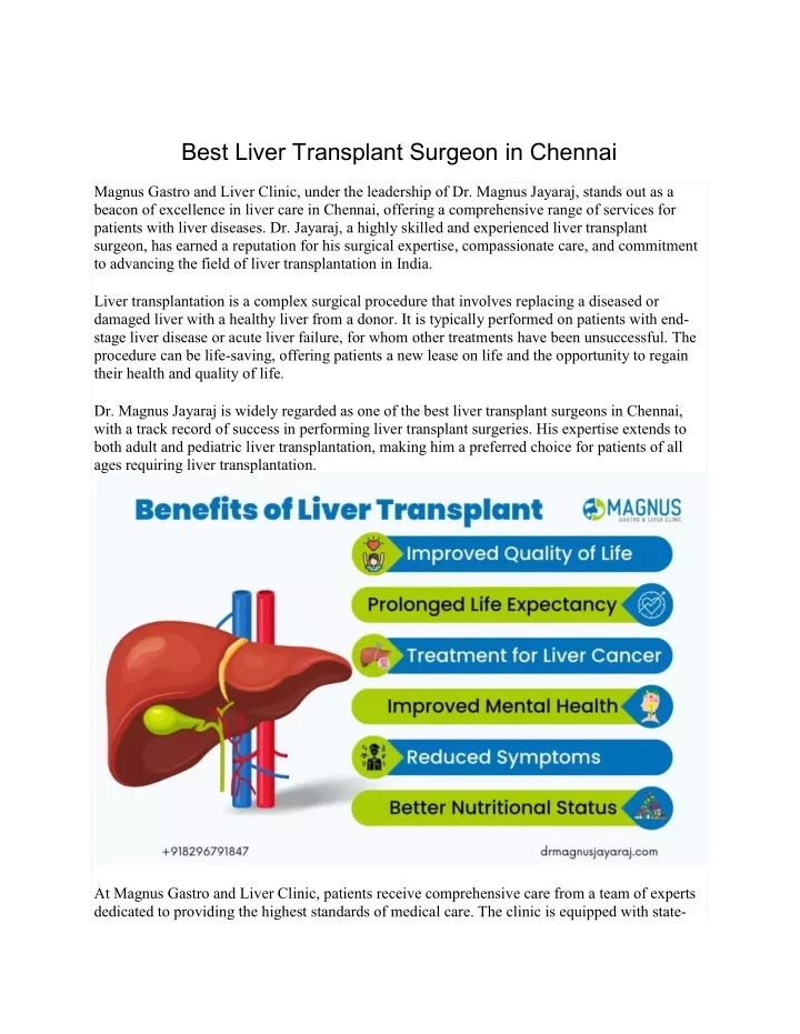 Ppt Best Liver Transplant Surgeon In Chennai Powerpoint Presentation Id13075010 4802