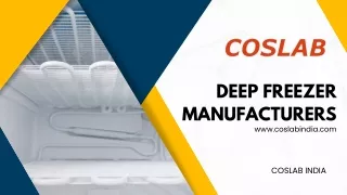 Best Deep Freezer Manufacturers in India