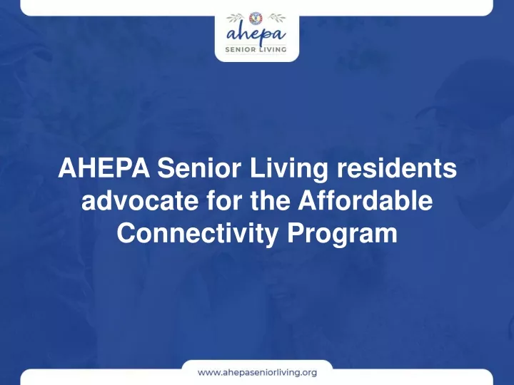 ahepa senior living residents advocate