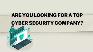 Top  Cyber Security Company  In  India
