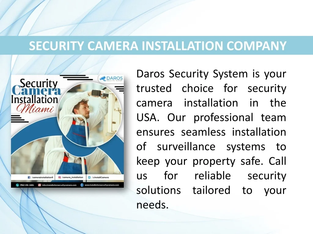 PPT - Security Camera Installation Company PowerPoint Presentation ...