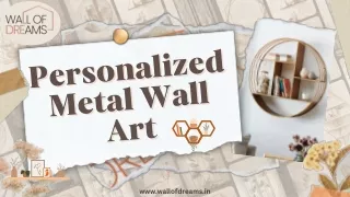Personalized Metal Wall Art - Wall Of Dreams
