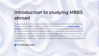 Comprehensive Guide to Studying MBBS Abroad for Indian Students