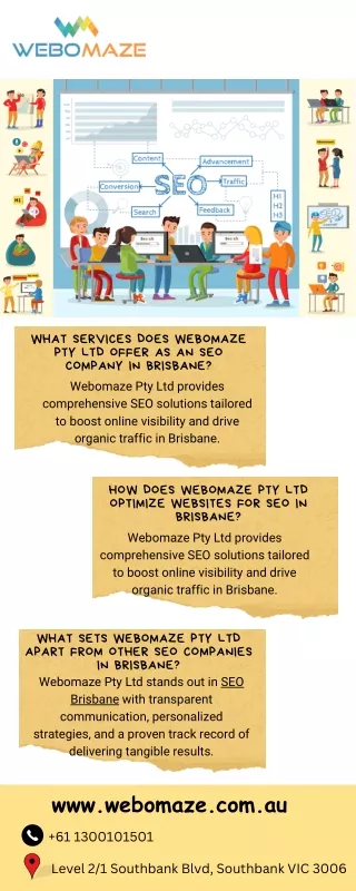 Brisbane's Success : Take your website to top on SERP with Webomaze Pty Ltd