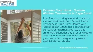 Better Your House Cape Coral Custom Window Treatments
