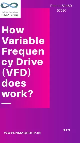 How Variable Frequency Drive (VFD) does work?