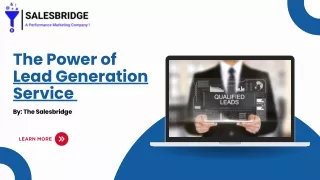 Lead Generation Services by The Salesbridge