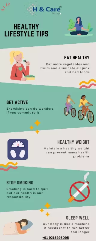 Healthy Lifestyle Tips - H & Care Incorp