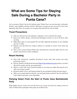 what are some tips for staying safe during