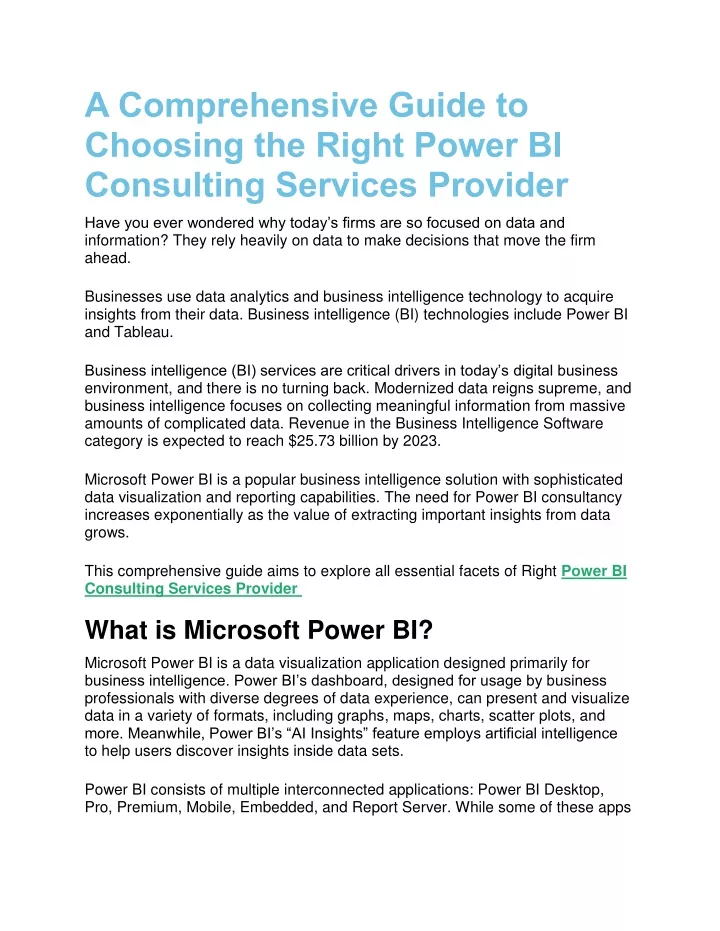 a comprehensive guide to choosing the right power