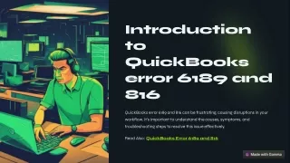 Solving QuickBooks Error 6189 and 816: Tips from the Experts