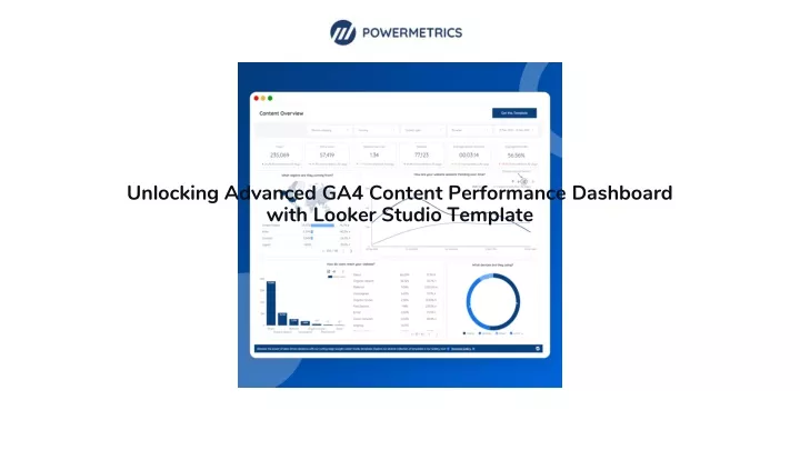 unlocking advanced ga4 content performance dashboard with looker studio template
