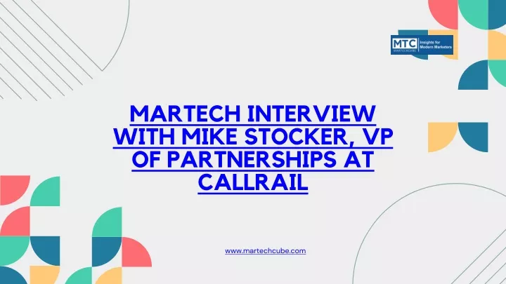 martech interview with mike stocker