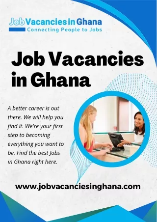 Accra Ghana Jobs - Job Vacancies in Ghana